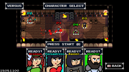 Kingdom Bash character selection screen